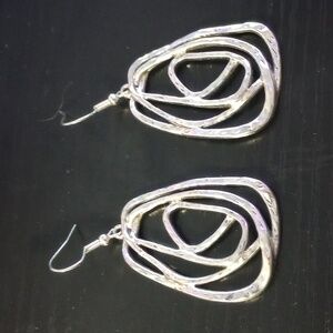Elegant Silver Dangle‎ Earrings